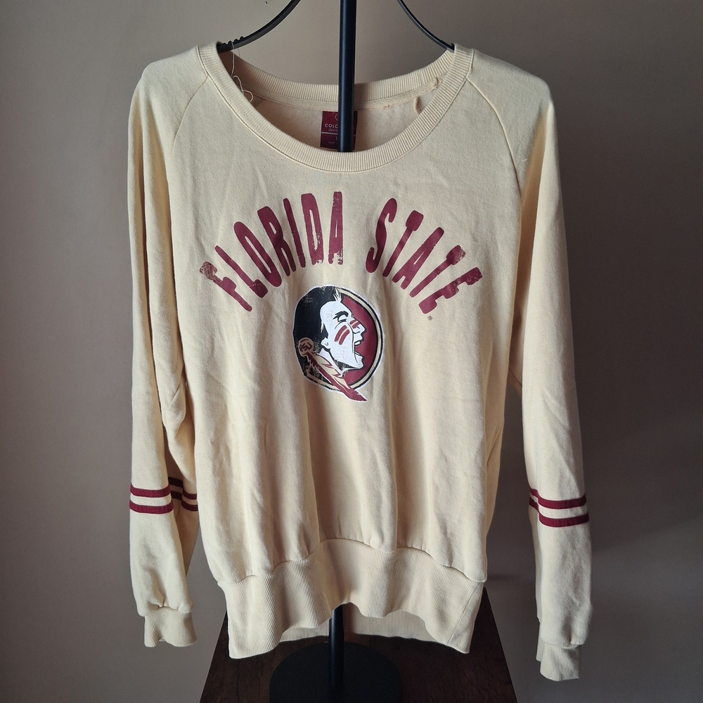 Colosseum Women’s Florida State Seminoles Sweatshirt; Size XL